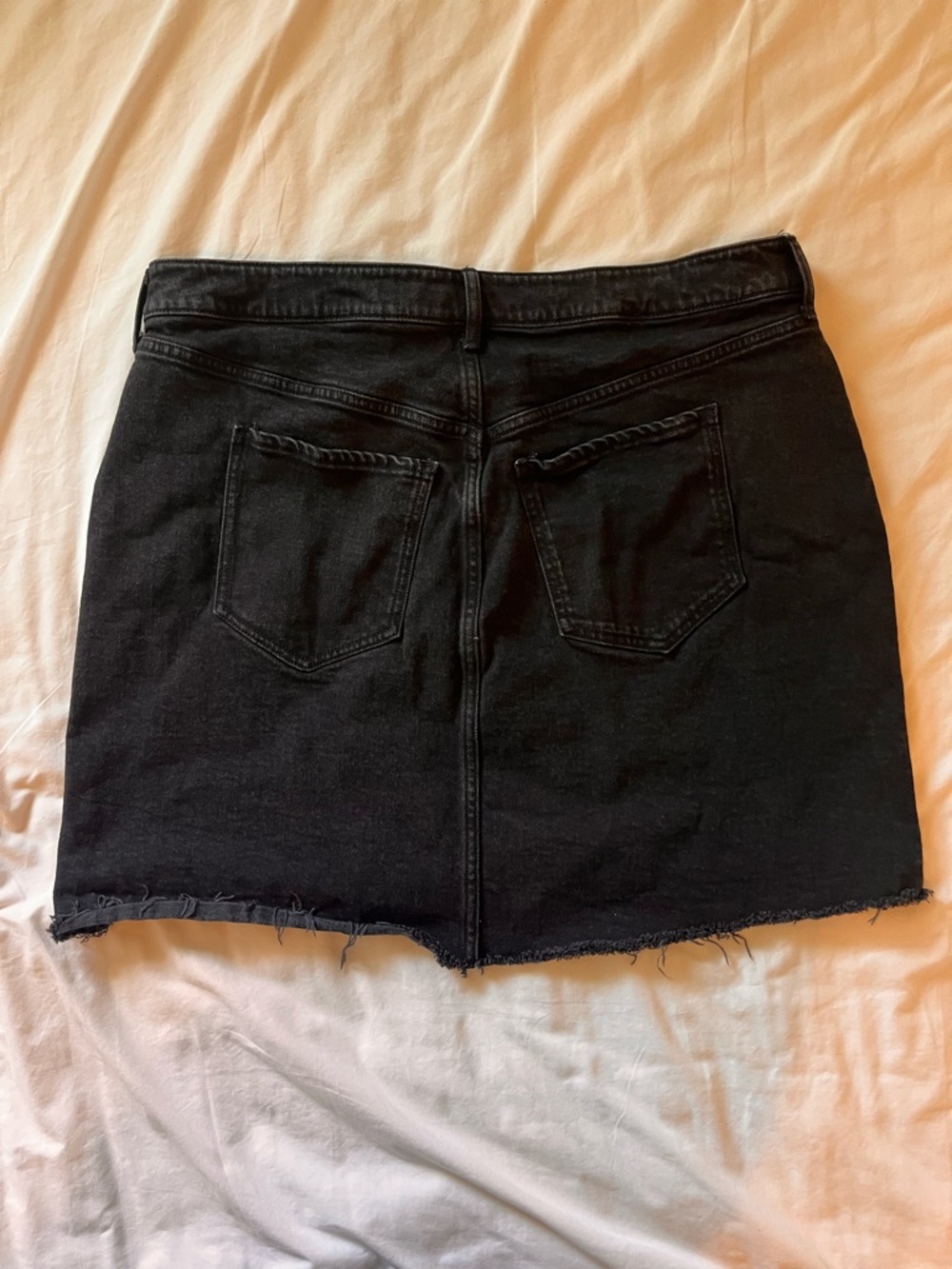 Old Navy Women's Plus Size Black Denim Skirt - 20 - Picture 4 of 10